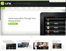 Tablet Screenshot of linkavsystems.com